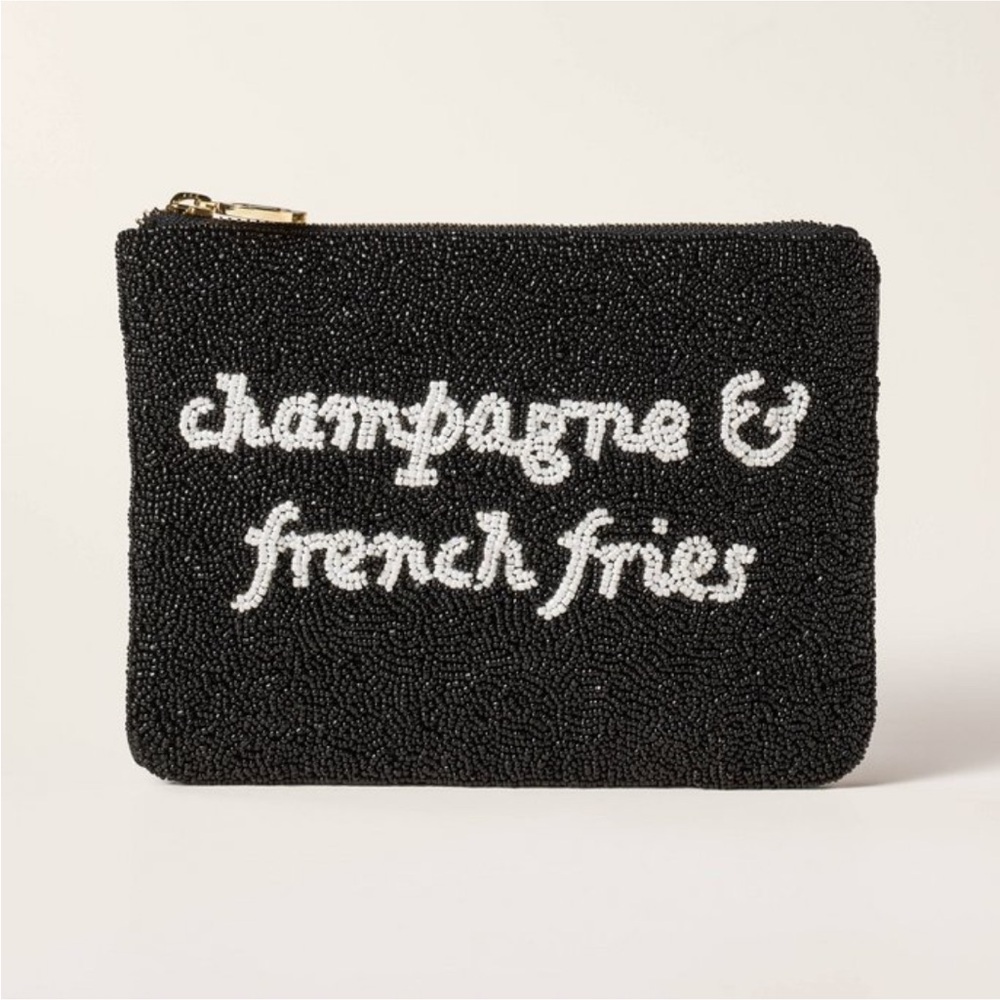 ♠️ Champagne & French Fries Beaded Clutch -  Kate Spade New York x Target